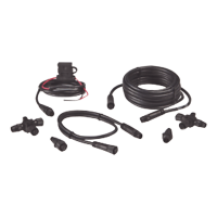 Kit de Conexión NMEA 2000® / Incluye Cables de Extensión 0.61 m y 4.55 m / 2 Conectores T / 2 Terminadores de Red / Cable de Alimentación 0.6 m Kit de Conexión NMEA 2000® / Incluye Cables de Extensión 0.61 m y 4.55 m / 2 Conectores T / 2 Terminadores de Red / Cable de Alimentación 0.6 m