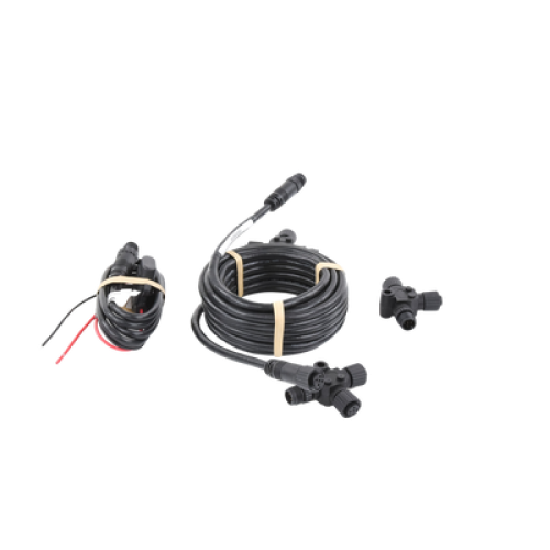 Kit Iniciador Red NMEA 2000 Micro-C / Cable de Red de 4.5 m (15 ft) / 3 Conectores T / 2 Terminadores de Red Kit Iniciador Red NMEA 2000 Micro-C / Cable de Red de 4.5 m (15 ft) / 3 Conectores T / 2 Terminadores de Red