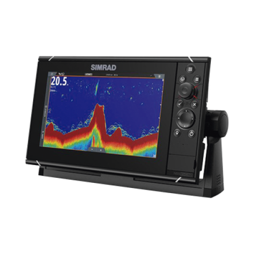 Pantalla Náutica 9 Pulgadas SolarMAX IPS / Procesador iMX 8 / Ecosonda Integrada 1kW CHIRP / GPS Incorporado / Conectividad Inalámbrica / Compatibilidad con Accesorios Simrad / Montaje Flush o Bracket / Incluye Mapa Mundial
