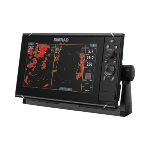 Pantalla Náutica 9 Pulgadas SolarMAX IPS / Procesador iMX 8 / Ecosonda Integrada 1kW CHIRP / GPS Incorporado / Conectividad Inalámbrica / Compatibilidad con Accesorios Simrad / Montaje Flush o Bracket / Incluye Mapa Mundial