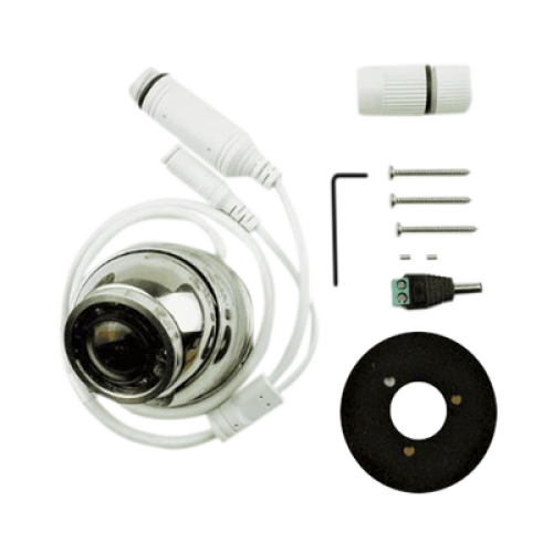 Cámara Marina IP CAM-1 / Resolución 1920x1080 / Lente Gran Angular 1.8 mm / IR LEDs 10 mts / Carcasa Acero Inoxidable 316 / POE o 12V / Compatible con Simrad NSSevo3™/3S™ y NSOevo3™/3S™