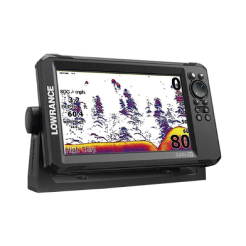 Eagle-9 ecosonda en pantalla horizontal IPS de 9 pulgadas, incluye transductor skimmer 50/200 kHz