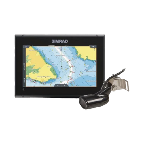 Display Multifuncional Simrad GO Series 9’’ / Pantalla Táctil Multi-touch / GPS Integrado / Ecosonda / Wi-Fi / Interfaz NMEA 2000 y Radar / Transductor 83/200 / Compatible con C-MAP Discover
