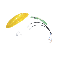 Lámpara integrada en cúpula.