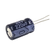  Capacitor Electrolítico Radial de Aluminio, 220 µFd, 25 Vcc, 105 °C, 8 x 11 mm.