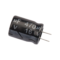 Capacitor Electrolítico de Aluminio, Radial de 470 µFd, 16 Vcc, 105 °C, 8.0 x 11 mm. Capacitor Electrolítico de Aluminio, Radial de 470 µFd, 16 Vcc, 105 °C, 8.0 x 11 mm.