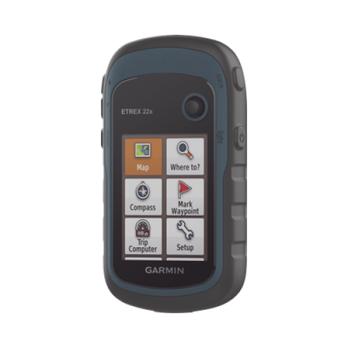 GPS Portátil eTrex 22 para Actividades al Aire Libre / Pantalla TFT Transflectiva de 2.2 Pulgadas / Resolución 240 x 320 Píxeles / 8 GB de Memoria / Mapas Preinstalados de Europa / Resistencia al Agua IPX7 / Compatible con microSD / Batería AA