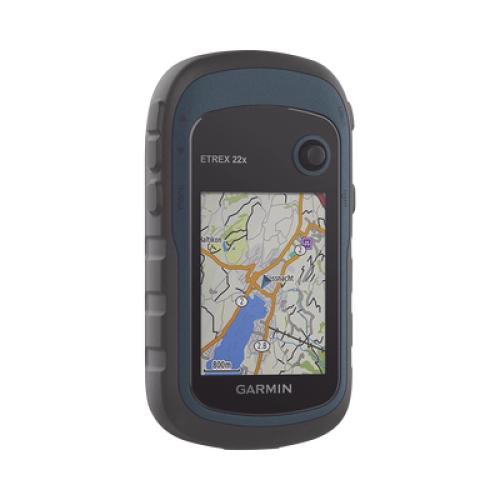 GPS Portátil eTrex 22 para Actividades al Aire Libre / Pantalla TFT Transflectiva de 2.2 Pulgadas / Resolución 240 x 320 Píxeles / 8 GB de Memoria / Mapas Preinstalados de Europa / Resistencia al Agua IPX7 / Compatible con microSD / Batería AA