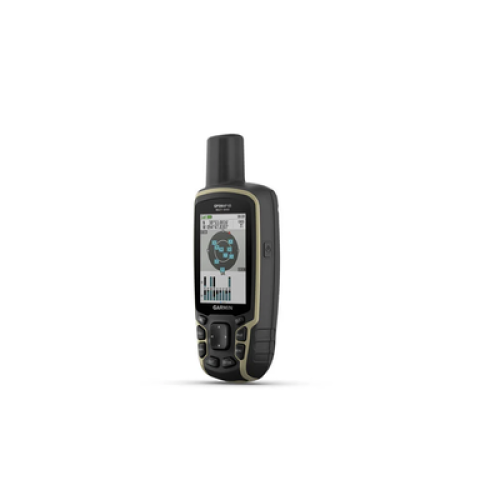 GPS portátil GPSMAP 65 con pantalla a color, almacenamiento interno de hasta 5,000 puntos, memoria interna de 16 GB, resistente al agua IPX7.
