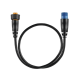 Cable adaptador para conectar un transductor de 8 pines con XID a un puerto de sonda de 12 pines a un dispositivo náutico compatible.
