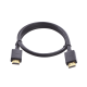 Cable HDMI 2.0 4K@60Hz | 1 Metro (3.28 Pies) | HDR | 3D | HEC (Canal Ethernet HDMI) | ARC (Canal de Retorno de Audio | Color Profundo de 48 Bits | Audio de 32 Canales | HDCP | Dolby True HD 7.1 | 18 Gbps | Múltiple Blindaje | Calidad Premium.