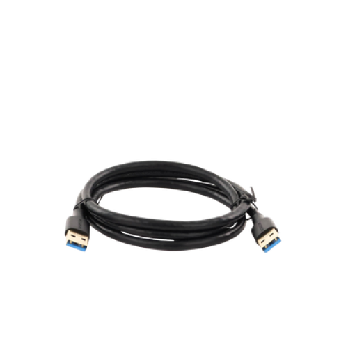 Cable USB-A 3.0 a  USB-A 3.0 / 1 Metro / Macho a Macho / Conector Niquelado / Núcleo de Cobre Estañado / Blindaje Múltiple / Velocidad 5Gbps / No Requiere Controlador / Compatible con USB2.0 Y USB 1.1
