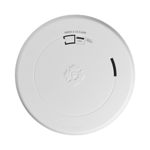 Detector Combo de Humo/CO, Autónomo, Batería Sellada de Litio de 10 años, No Requiere Panel, Diseño Ultra Delgado, No Requiere Cableado