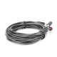 Cable Adaptador de 3.5mm Macho a 2 RCA Macho / 5 Metros (16.40 Pies) / Color Gris / Blindaje Múltiple / ABS / Alta Calidad