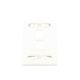 Placa de Pared Modular 10G MAX de 2 Salidas, Color Blanco