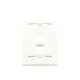 Placa de Pared Modular 10G MAX de 2 Salidas, Color Blanco