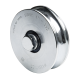 Rueda de 12 cm SIN Soporte / Soporta hasta 450 kg / Canal Tipo 