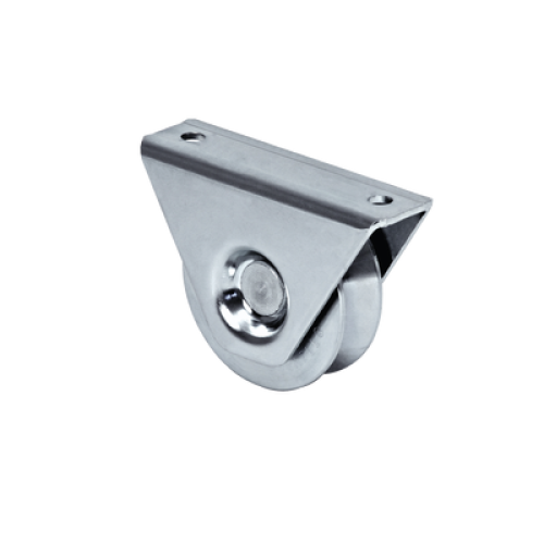 (325V-80) Rueda de 8 cm / Con Capacidad Para Puertas de Hasta 200 Kg / Para Montaje en Superficie / Canal Tipo 