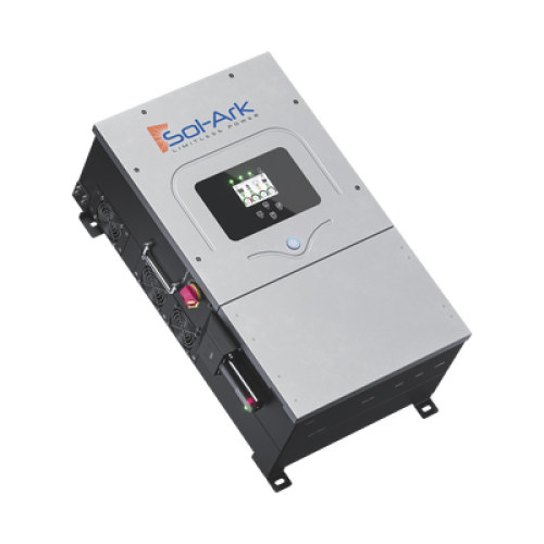 Inversor Hibrido SOL-ARK, 12 Kw, 220 Vcc, Fase Dividida, WIFI incluido, IP65, Entrada de Baterías a 48 Vcc
