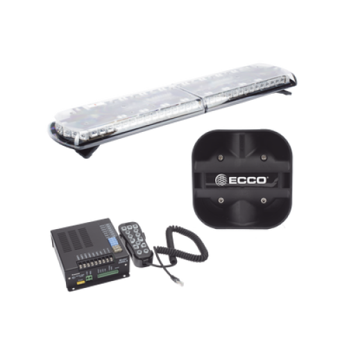 Kit de Sirena Vehicular H2 Covert, Bocina de uso rudo y Torreta 48