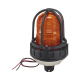 Luz estroboscópica para ubicaciónes peligrosas,  montaje tipo tubo, 12-24 VCD, color Ámbar