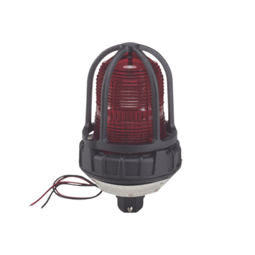 Luz estroboscópica para ubicaciónes peligrosas,  montaje tipo tubo, 240 VCA, color Rojo