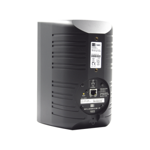 Bocina HiFi | PoE Ethernet IP | Altavoz de 2 vías | Potencia 12W | Protección IP66 | Color Negro