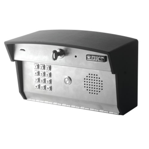 Access PLUS DKS / Atienda la puerta aún sin estar en casa! / Interfon telefónico / 27 números celulares / Control de acceso / 2 puertas / Lineas A/D