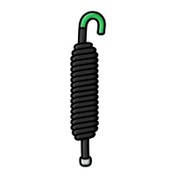 Resorte VERDE para Barreras Vehiculares Hikvision DS-TMG520 