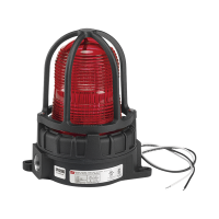 Luz de advertencia LED color Rojo para ubicaciones peligrosas, montaje para superficies, 120/240Vca, 