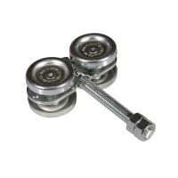  ECO KIT 4C - M / Kit de Carretillas de Cuatro Ruedas / Carga Soportada de 150 lbs / Incluye Dos Carretillas Para Puertas Colgantes 