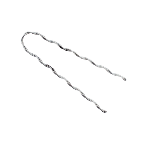 Remate Preformado para Fibra Óptica Mini Figura 8, Span 80 m, para mensajero de acero con diámetro Φ 1.6  mm - 1/16