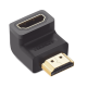 Adaptador HDMI de 90 Grados Macho a Hembra / Hacia Abajo / HDMI 2.0 4K@60Hz / Proporciona Flexibilidad Sin Doblar los Cables HDMI Adaptador HDMI de 90 Grados Macho a Hembra / Hacia Abajo / HDMI 2.0 4K@60Hz / Proporciona Flexibilidad Sin Doblar los Cables HDMI