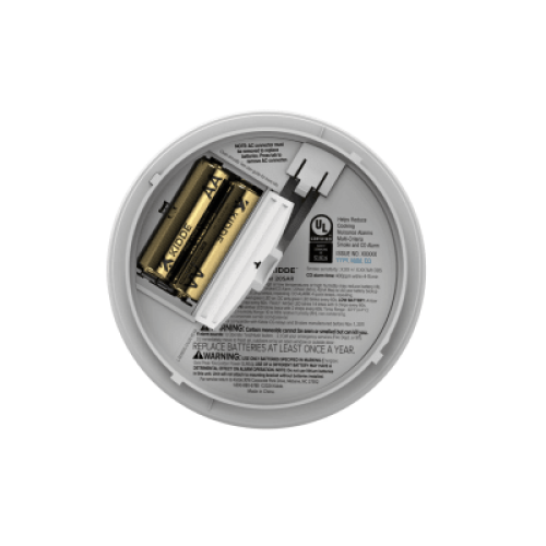 Detector de Humo Compacto Fotoelectrico Autonomo | 120 V y Respaldo Batería Reemplazable AA | Modelo 21031482 | Paquete de 6