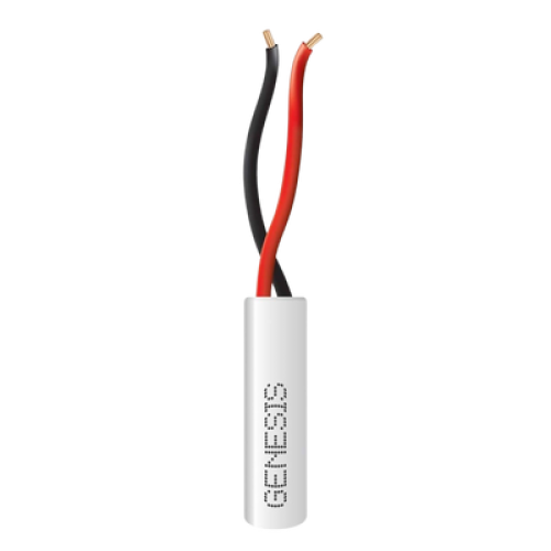 Bobina de 305 Metros (1000 Pies) de Cable / 2 x 22 AWG / Color Blanco / Riser / Para Sistemas de Intrusión y Automatización Bobina de 305 Metros (1000 Pies) de Cable / 2 x 22 AWG / Color Blanco / Riser / Para Sistemas de Intrusión y Automatización