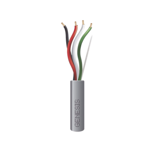 Bobina de 152 Metros (500 Pies) / Cable 4 x 16 AWG / Color Gris / Aplicaciones de Control / Riser