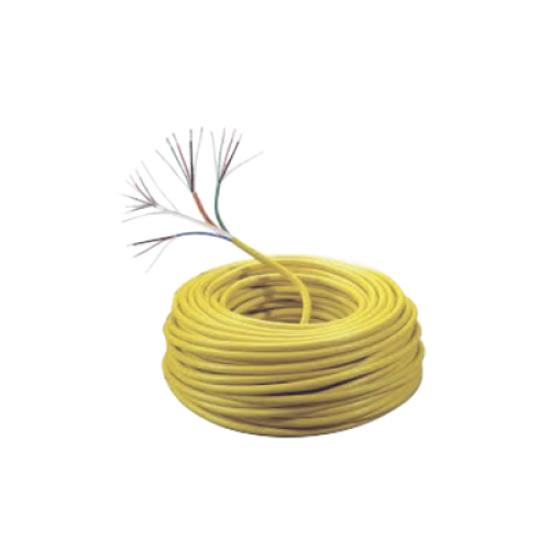 Carrete de Cable de 305 Metros (1000 Pies) / Color Amarillo / Compuesto por  6 x 22 AWG blindado, 4 x 18 AWG, 4 x 22 AWG, y 2 x 22 AWG / Para Aplicaciones en Control de Acceso