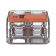 Borna de Conexión / Serie 221 / Palancas Naranja / 2 Conductores 4 mm² / Carcasa Transparente / 300V 20A / T85 / UL ENEC Certificado Borna de Conexión / Serie 221 / Palancas Naranja / 2 Conductores 4 mm² / Carcasa Transparente / 300V 20A / T85 / UL ENEC Certificado