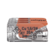 Borne de Conexión con Palancas / 3 Conductores / Carcasa Transparente / Tecnología CAGE CLAMP® / 4 mm² (12 AWG) / 450V 32A / T85