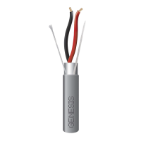 Bobina de 305 Metros (1000 Pies) / Cable 2 x 18 AWG / Color Gris / Blindado / Riser / Aplicaciones de Audio Control de Acceso y Automatización