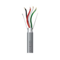 Carrete de 305 Metros (1000 Pies) / Cable 4 x 18 AWG / Color Gris / Blindado / Riser / Aplicaciones de Audio Control de Acceso y Automatización Carrete de 305 Metros (1000 Pies) / Cable 4 x 18 AWG / Color Gris / Blindado / Riser / Aplicaciones de Audio Control de Acceso y Automatización