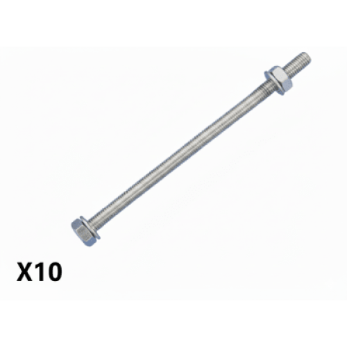 Kit de 10 Tornillos para Montar 1 Separador de Plástico
