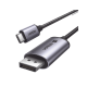 Cable USB-C a DP 1.4 | 3 Metros (9.84 Pies) | Compatible con Thunderbolt 3 & 4 | 8K@60Hz | 4K@240Hz | HDR10+ | eARC | DTS | 3D | ALLM | VRR | | FreeSync G-Sync | Caja de Aluminio | Nylon Trenzado | Conector Niquelado | Blindaje Multicapa