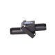 Válvula anti retorno en linea para mangueras de 1 pulgadas.