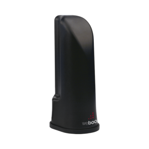 Antena de escritorio tipo cilindro color negra. Cubre las bandas de frecuencia celular. Especial para amplificadores y dispositivos celulares 4G y 3G. Con 1.52 m de cable RG-174 y con conector SMA macho.