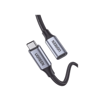 Cable USB-C Macho a USB-C Hembra | 1metro | USB-C 3.1 Gen 2 | Compatible con Thunderbolt 3 | Carcasa de Aluminio | Nylon Trenzado | Transferencia de Datos 10 Gbps | Soporta hasta 100W para Carga Rápida. Cable USB-C Macho a USB-C Hembra | 1metro | USB-C 3.1 Gen 2 | Compatible con Thunderbolt 3 | Carcasa de Aluminio | Nylon Trenzado | Transferencia de Datos 10 Gbps | Soporta hasta 100W para Carga Rápida.