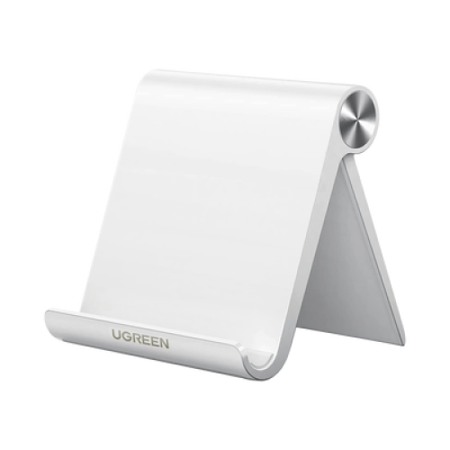 Soporte de Escritorio para Telefono Celular / Ajustable de 0° a 100° / Goma Antiarañazos / Antideslizante / Amplia Compatibilidad con dispositivos de 4'' a 7.9'' / Plegable / ABS / Color Blanco Soporte de Escritorio para Telefono Celular / Ajustable de 0° a 100° / Goma Antiarañazos / Antideslizante / Amplia Compatibilidad con dispositivos de 4'' a 7.9'' / Plegable / ABS / Color Blanco