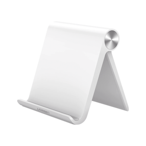 Soporte de Escritorio para Tablet / Ajustable de 0° a 100° / Goma Antiarañazos / Antideslizante / Amplia Compatibilidad con dispositivos de 4'' a 13'' / Plegable / ABS / Color Blanco Soporte de Escritorio para Tablet / Ajustable de 0° a 100° / Goma Antiarañazos / Antideslizante / Amplia Compatibilidad con dispositivos de 4'' a 13'' / Plegable / ABS / Color Blanco