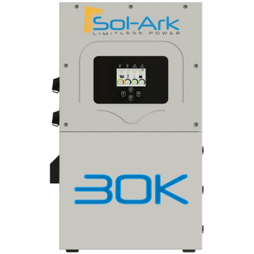 Inversor Hibrido Interactivo SOL-ARK, 30 Kw, 220 Vcc, 3 Fases,  WIFI incluido, IP65, 160-500 Vcc baterias 