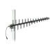 Antena LPDA de Alta Ganancia/ ESPECIAL PARA AMPLIFICADORES DE UNA A CINCO BANDAS DE FRECUENCIA/ 698-2700 MHz/ 12.15 dBi de Ganancia.